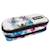 Trousse à 2 compartiments zippés oroscab 23 cm motif floral lion Blanc 1 - vertbaudet enfant 