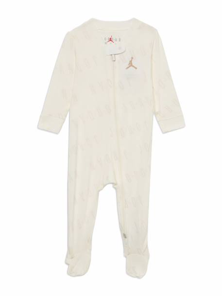 Pyjama garçon bubble footed cover unisex Crème+Vert 1 - vertbaudet enfant 