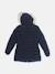 Doudoune fourrure amovible Bleu foncé+Noir 3 - vertbaudet enfant 