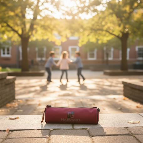 Trousse ronde cylindrique 22 cm harvard university Bordeaux 2 - vertbaudet enfant 