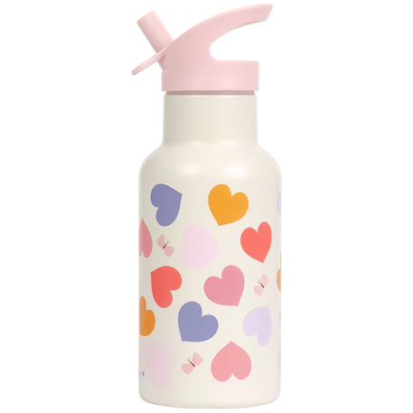 Gourde isotherme cœurs (350 ml) Rose, orange, violet 2 - vertbaudet enfant 