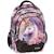 Sac à dos scolaire licorne imprimé textile graffiti Blanc / rose / bleu 1 - vertbaudet enfant 