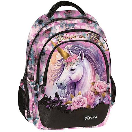 Fille-Accessoires-Sac à dos scolaire licorne imprimé textile graffiti
