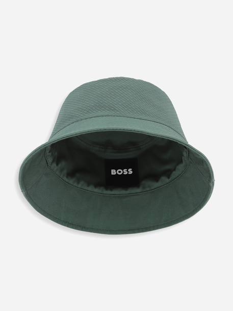Bob garçon reversible Vert sapin 3 - vertbaudet enfant 