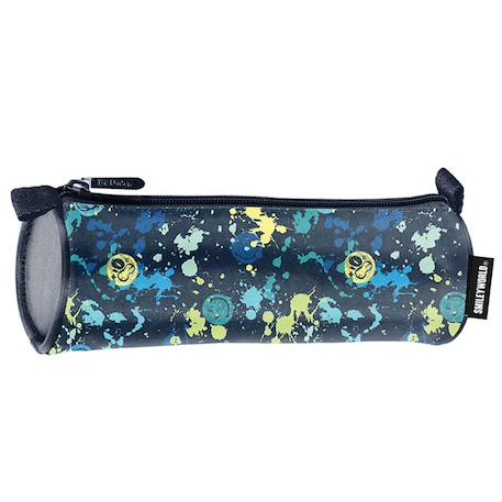 Fille-Trousse ronde smiley world tag en tissu synthétique résistant 21 cm