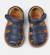 Sandales garçon cuir BICHO Bleu marine 3 - vertbaudet enfant 