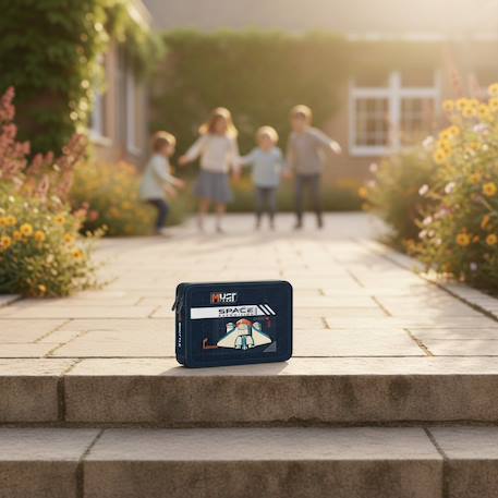 Trousse double cmp must team space expedition zippée – polyest Bleu 2 - vertbaudet enfant 