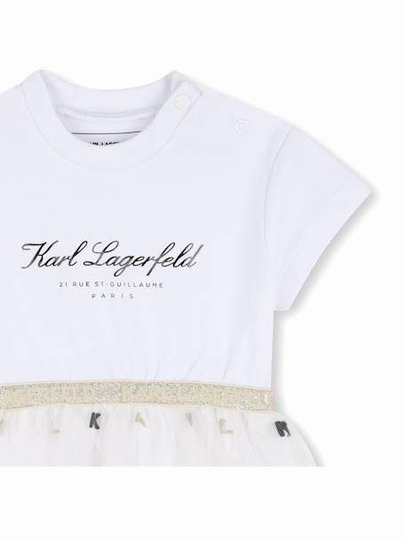 Robe fille en tulle Blanc 3 - vertbaudet enfant 