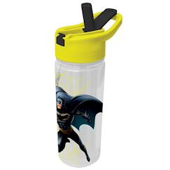 Puériculture-Gourde batman gotham city 500 ml avec paille et bouchon à bascule batman