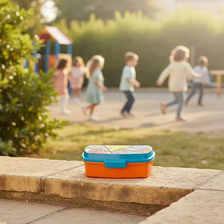 Boîte à goûter rectangulaire pvc pokémon – 17 x 14 x 5 cm – fermeture clic Orange 2 - vertbaudet enfant 