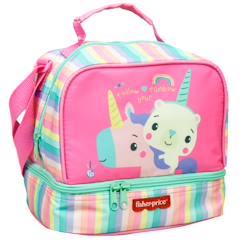 Puériculture-Sac gouter licorne fisher price "follow your rainbow" 21 cm - sac déjeuner