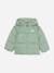 Blouson fille en duvet et polaire Vert 1 - vertbaudet enfant 