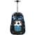 Sac à roulettes cmp motif football goal time 2 compartiments Bleu / noir / blanc 1 - vertbaudet enfant 