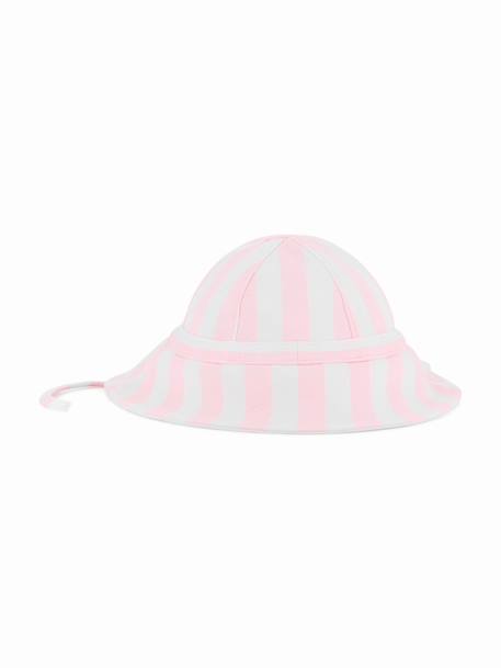 Bob avec attaches Blanc / rose 2 - vertbaudet enfant 