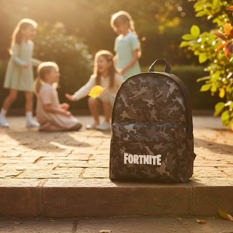 Sac à dos enfant 40 cm fortnite model 2 camouflage Noir / gris / anthracite 2 - vertbaudet enfant 