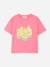 T-shirt fille à manches courtes Rose 1 - vertbaudet enfant 