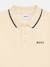 Polo garçon à manches courtes Beige+Vert 2 - vertbaudet enfant 