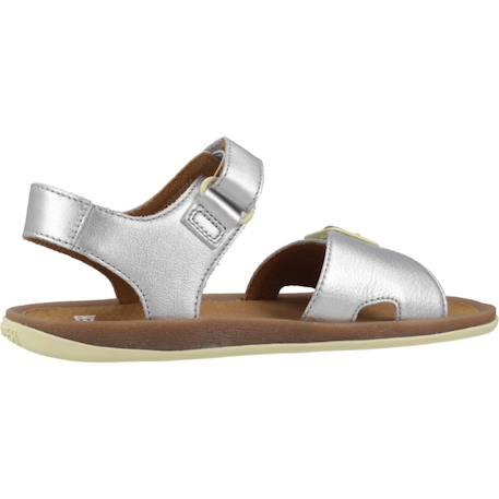 Sandales fille modèle rebound silver bicho Argent gray+Gris moyen 1 - vertbaudet enfant 