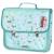 Cartable scolaire 38 cm à rabat 2 compartiments thème voitures Bleu lagon 1 - vertbaudet enfant 