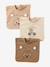 Lot de 3 bavoirs animaux à enfiler caramel+écru+sauge 1 - vertbaudet enfant 