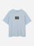 T-shirt  garçon à manches courtes Bleu country air+Noir 1 - vertbaudet enfant 