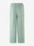 Pantalon en velours côtelé avec fleurs fille Happy Girls vert sauge 2 - vertbaudet enfant 