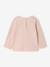 T-shirt manches longues bébé fille bleu grisé+rose pâle 9 - vertbaudet enfant 