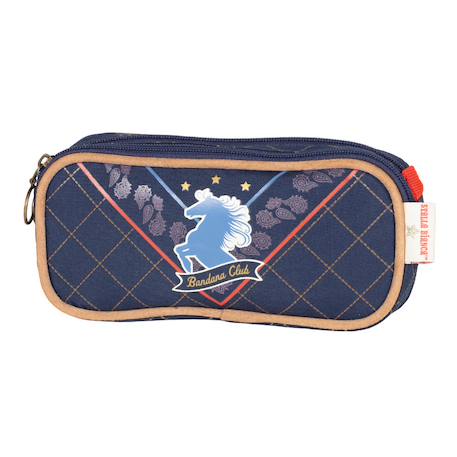 Fille-Accessoires-Trousse rectangulaire motif floral synthétique