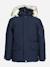 Parka garçon à capuche Bleu foncé+Noir 1 - vertbaudet enfant 