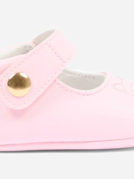 Chaussons premiers pas en simili Rose 5 - vertbaudet enfant 