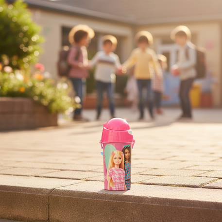 Gourde enfant barbie best friends 500 ml pvc – sangle amovible Rose 2 - vertbaudet enfant 