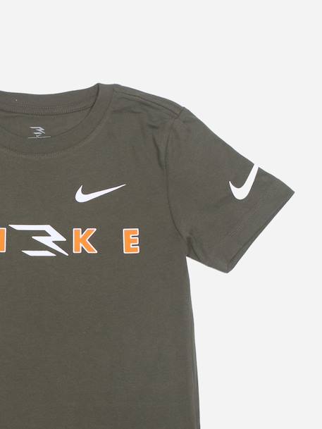 T-shirt  garçon manches courtes Kaki 3 - vertbaudet enfant 