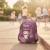 Sac à dos 42 cm kuromi fleurs - 2 compartiments zippés Noir / violet 2 - vertbaudet enfant 