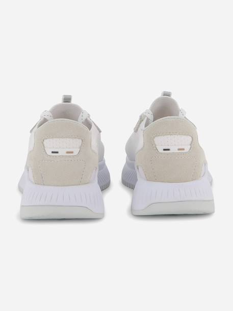 Basket garçon a lacets Blanc+Noir 4 - vertbaudet enfant 