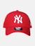 Casquette fille ajustable Bleu foncé / blanc+Gris+Noir / blanc+Noir / noir+Rose+Rose clair+Rouge / blanc 26 - vertbaudet enfant 