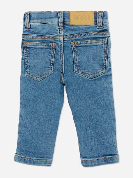 Jean garçon taille élastique Bleu clair+Bleu foncé 2 - vertbaudet enfant 