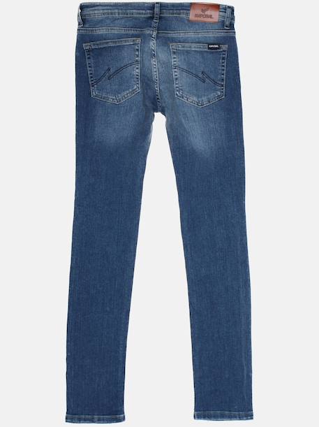 Jean slim enfant Bleu+Bleu clair 2 - vertbaudet enfant 