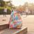 Sac à dos maternelle mini dome – 33x20x10 cm Bleu+Multicolore 4 - vertbaudet enfant 