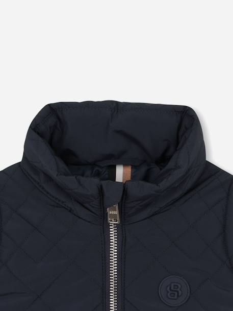 Blouson garçon matelassé sans manches Bleu foncé 4 - vertbaudet enfant 