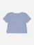 T-shirt fille à manches courtes Bleu marine+Rose 2 - vertbaudet enfant 