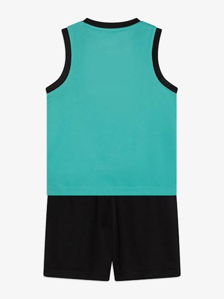 Ensemble 2 pièces Bleu / blanc+Noir / rouge+Noir / vert+Vert clair 14 - vertbaudet enfant 