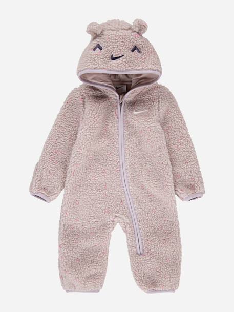 Bébé-Salopette, combinaison-Combinaison bébé chaude en matière douce avec capuche zippée