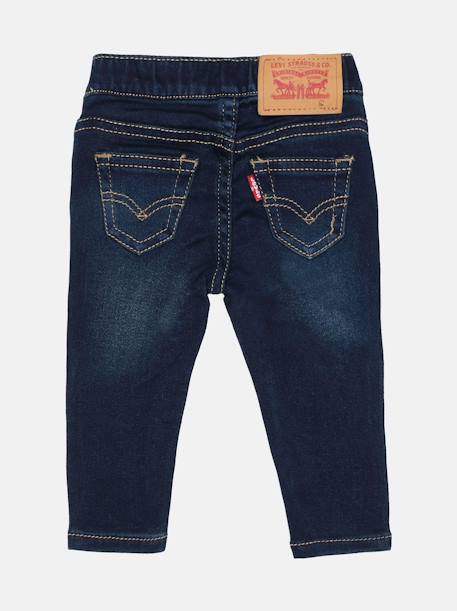 Jean garçon taille élastique Bleu foncé 2 - vertbaudet enfant 