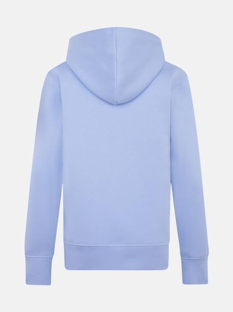 Sweat à capuche pour enfant avec poche kangourou Bleu clair 2 - vertbaudet enfant 