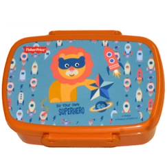 Puériculture-Boîte à repas pvc fisher-price espace lion 17 x 12 x 7 cm