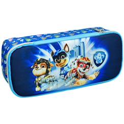 Jouet-Matériel scolaire-Trousse scolaire avec 2 compartiments power up pat patrouille 23 cm