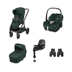 Puériculture-Pack poussette naissance oxford+, cosi pebble 360 pro 2, embase familyfix 360 pro
