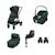 Pack poussette naissance oxford+, cosi pebble 360 pro 2, embase familyfix 360 pro Twillic black+Twillic graphite+Twillic green+Twillic truffle 13 - vertbaudet enfant 