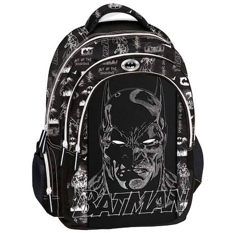 Sac à dos scolaire batman knightmare en toile batman Noir / noir / noir 1 - vertbaudet enfant 