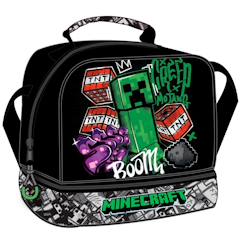 Puériculture-Sac gouter minecraft gaming 21 cm - sac déjeuner